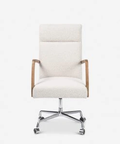 Lulu And Georgia Bouclé + Textural Fabric Camden Office Chair