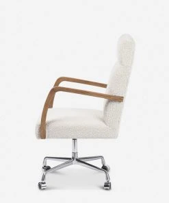 Lulu And Georgia Bouclé + Textural Fabric Camden Office Chair 17 Lulu And Georgia Bouclé + Textural Fabric Camden Office Chair