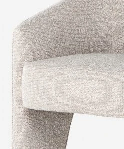 Lulu And Georgia Bouclé + Textural Fabric Meryl Dining Chair