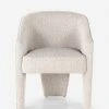 Lulu And Georgia Bouclé + Textural Fabric Meryl Dining Chair