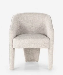 Lulu And Georgia Bouclé + Textural Fabric Meryl Dining Chair