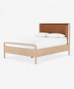 Lulu And Georgia Tierney Leather Bed