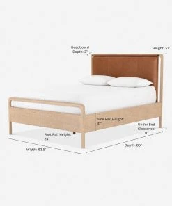 Lulu And Georgia Tierney Leather Bed 11 Lulu And Georgia Tierney Leather Bed