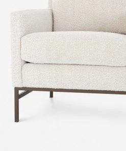 Lulu And Georgia Bouclé + Textural Fabric Kass Accent Chair
