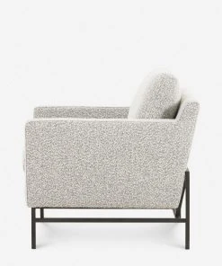 Lulu And Georgia Bouclé + Textural Fabric Kass Accent Chair