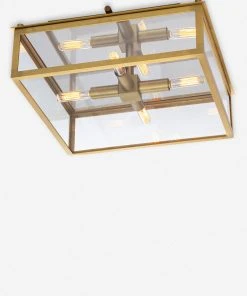 Lulu And Georgia New Regina Andrew Ritz Flush Mount Light