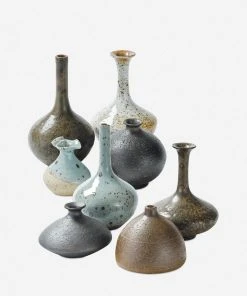 Lulu And Georgia Muted Pastels Regina Andrew Porcelain Bud Vases (Set Of 8)