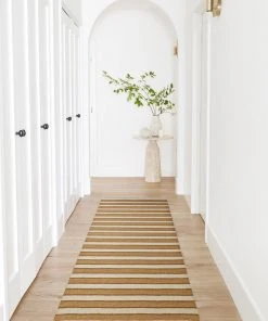 Lulu And Georgia Elane Stripe Rug Earth Tones