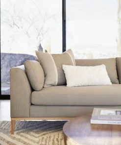 Lulu And Georgia Bouclé + Textural Fabric Samaire Shearling Lumbar Pillow 4 Lulu And Georgia Bouclé + Textural Fabric Samaire Shearling Lumbar Pillow