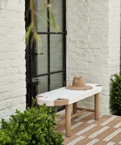 Lulu And Georgia Arina Indoor / Outdoor Bench Outdoor Collection