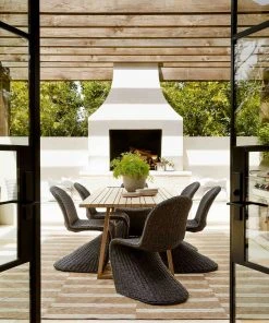 Lulu And Georgia Sculptural Manila Indoor / Outdoor Dining Chair 14 Lulu And Georgia Sculptural Manila Indoor / Outdoor Dining Chair