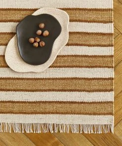 Lulu And Georgia Elane Stripe Rug Earth Tones