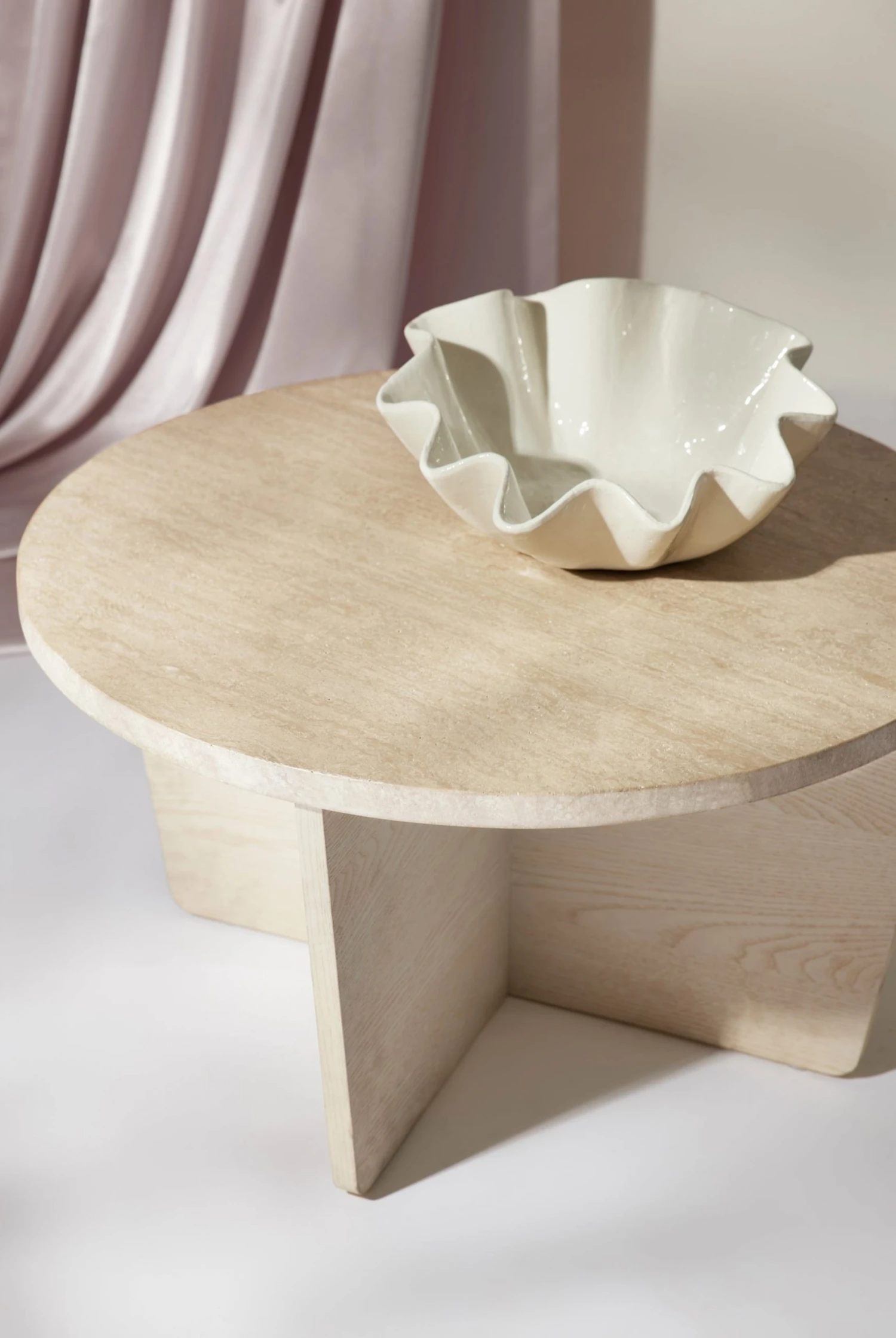 Lulu And Georgia Regina Andrew Ruffle Ceramic Bowl 7 Lulu And Georgia Regina Andrew Ruffle Ceramic Bowl