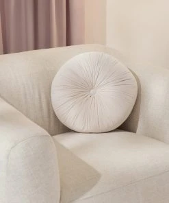 Lulu And Georgia Monroe Velvet Round Pillow Curved + Rounded 42 Lulu And Georgia Monroe Velvet Round Pillow Curved + Rounded
