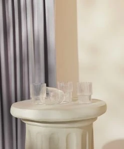 Lulu And Georgia Rian Ripple Glassware (Set Of 4)