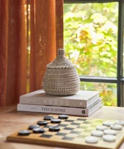 Lulu And Georgia White Wishing Basket By Expedition Subsahara Décor