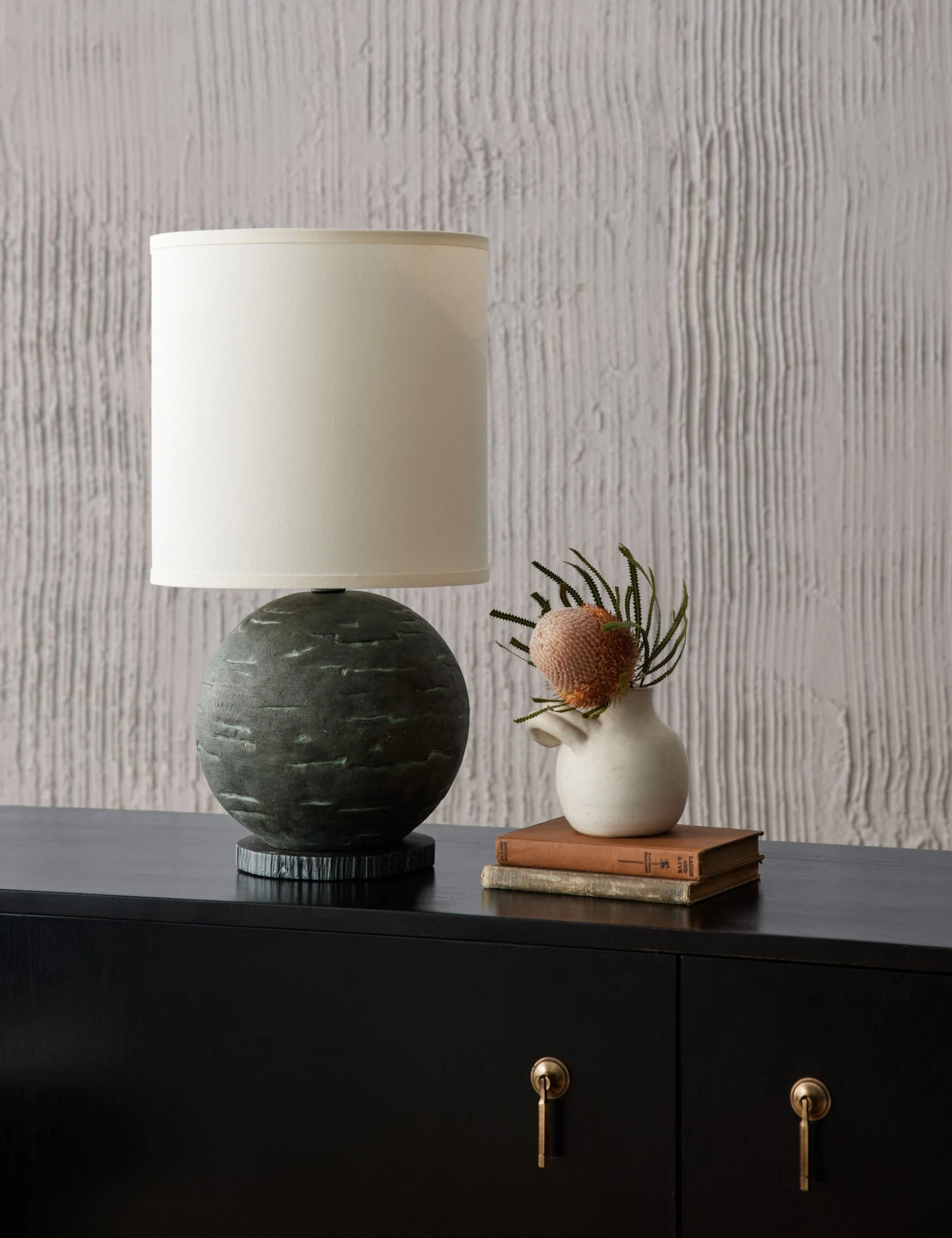 Lulu And Georgia Bethea Sphere Table Lamp, Limestone 4 Lulu And Georgia Bethea Sphere Table Lamp, Limestone