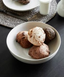 Lulu And Georgia Weilan Low Serving Bowl, Black/Brown 14 Lulu And Georgia Weilan Low Serving Bowl, Black/Brown