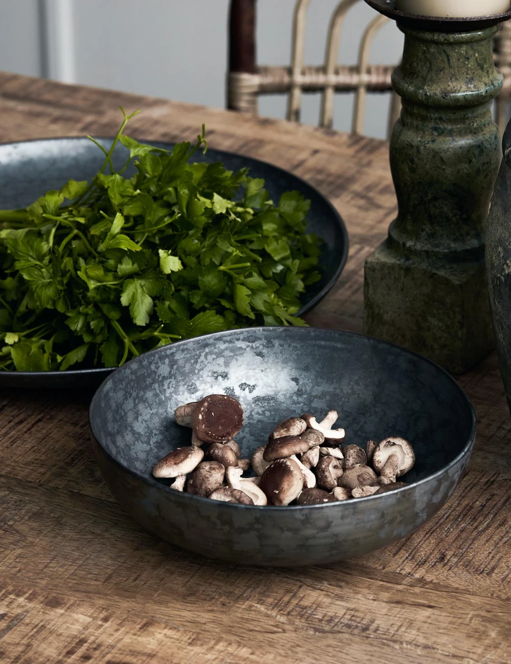 Lulu And Georgia Weilan Low Serving Bowl, Black/Brown 3 Lulu And Georgia Weilan Low Serving Bowl, Black/Brown