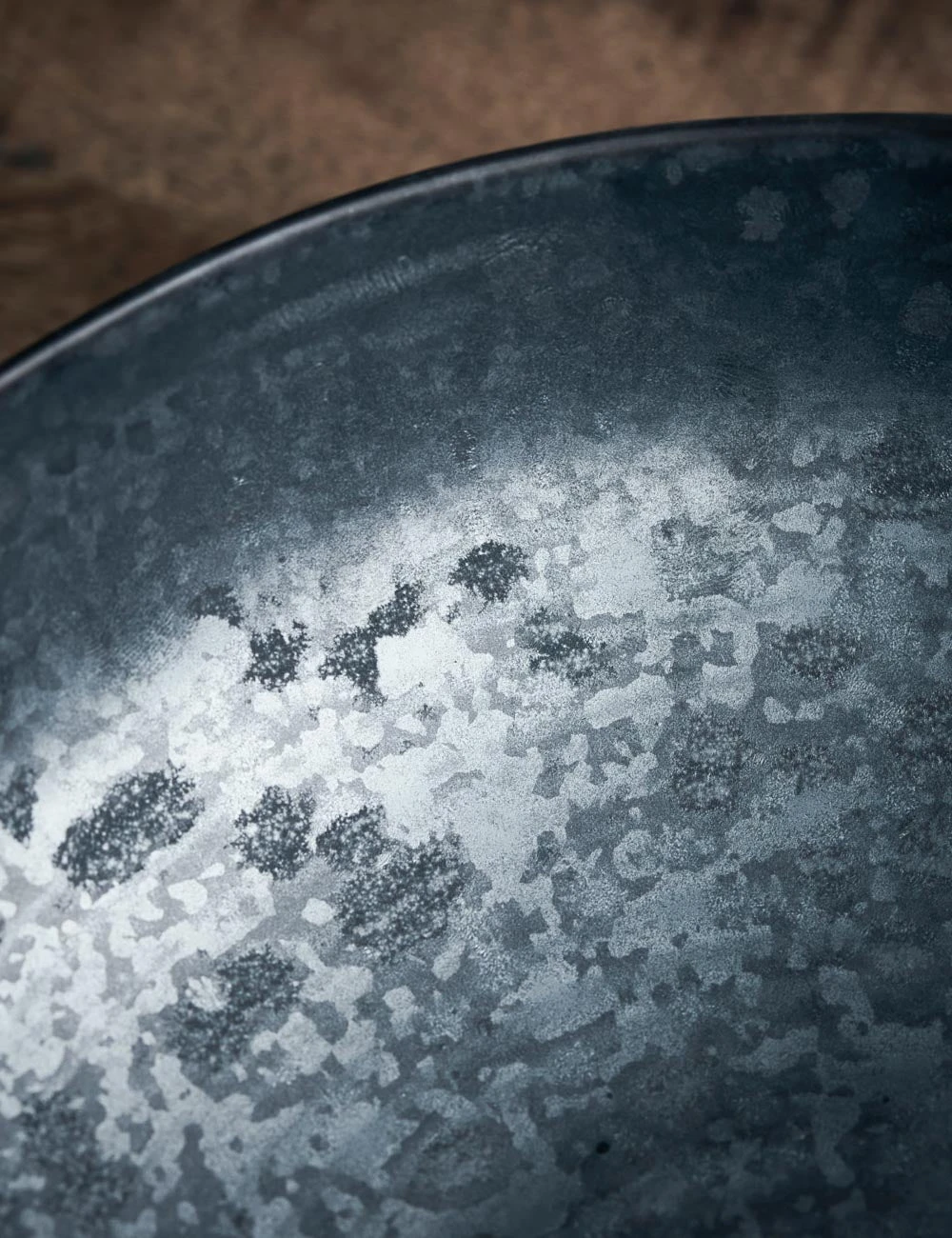 Lulu And Georgia Weilan Low Serving Bowl, Black/Brown 6 Lulu And Georgia Weilan Low Serving Bowl, Black/Brown