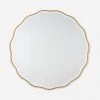 Lulu And Georgia Regina Andrew Candice Round Mirror Curved + Rounded