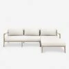 Lulu And Georgia Cadenza Indoor / Outdoor Teak Sectional Sofa New 1 Lulu And Georgia Cadenza Indoor / Outdoor Teak Sectional Sofa New