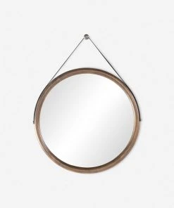 Lulu And Georgia Cooper Round Mirror Earth Tones