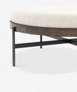 Lulu And Georgia Emile Round Ottoman 18 Lulu And Georgia Emile Round Ottoman