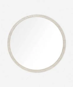 Lulu And Georgia Sene Round Mirror Curved + Rounded