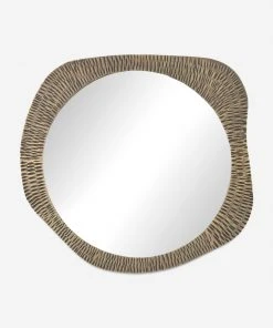 Lulu And Georgia Theron Round Mirror