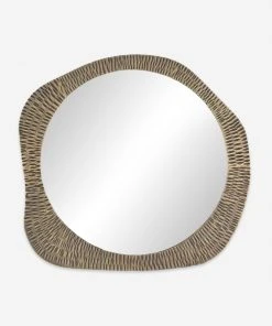 Lulu And Georgia Theron Round Mirror