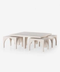Lulu And Georgia Furniture Hilgard Nesting Square Coffee Table