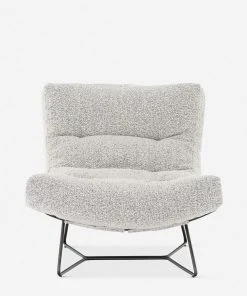 Lulu And Georgia Menorca Accent Chair Bouclé + Textural Fabric