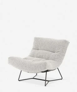 Lulu And Georgia Menorca Accent Chair Bouclé + Textural Fabric