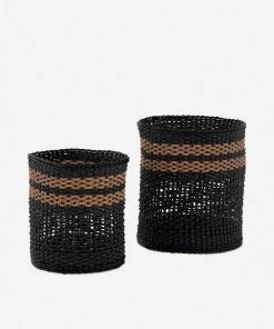 Lulu And Georgia Suni Indoor/Outdoor Baskets (Set Of 2) Outdoor Collection