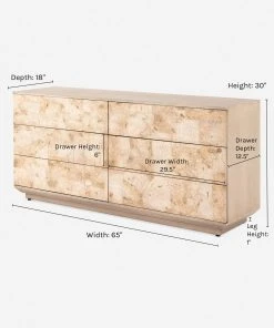 Lulu And Georgia Burl Wood Moneo Dresser 17 Lulu And Georgia Burl Wood Moneo Dresser
