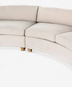 Lulu And Georgia Graciella Sectional Sofa Curved + Rounded