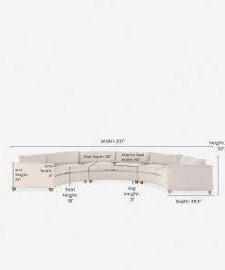 Lulu And Georgia Graciella Sectional Sofa Curved + Rounded 17 Lulu And Georgia Graciella Sectional Sofa Curved + Rounded