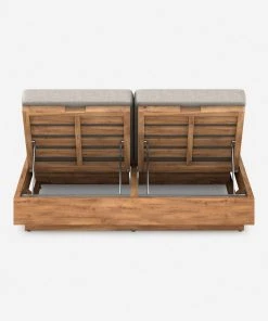 Lulu And Georgia Minnette Indoor / Outdoor Double Chaise 34 Lulu And Georgia Minnette Indoor / Outdoor Double Chaise