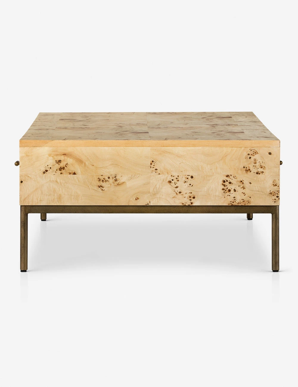 228771-001_SID_1.jpg Lulu And Georgia Lorca Burl Wood Coffee Table New