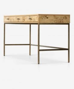 Lulu And Georgia New Lorca Burl Wood Desk 16 Lulu And Georgia New Lorca Burl Wood Desk