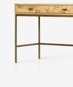 Lulu And Georgia New Lorca Burl Wood Desk 18 Lulu And Georgia New Lorca Burl Wood Desk