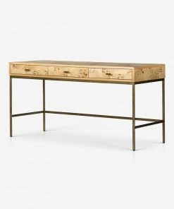Lulu And Georgia New Lorca Burl Wood Desk