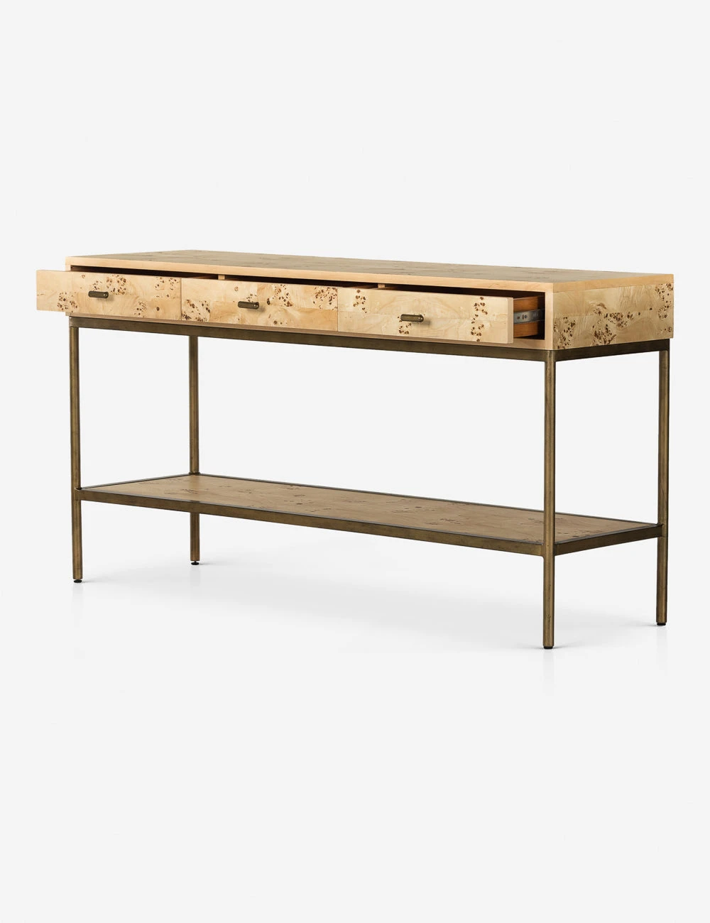 Lulu And Georgia Lorca Burl Wood Console Table New 5 Lulu And Georgia Lorca Burl Wood Console Table New