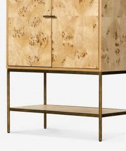 Lulu And Georgia Lorca Burl Wood Cabinet New 7 Lulu And Georgia Lorca Burl Wood Cabinet New