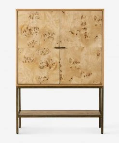 Lulu And Georgia Lorca Burl Wood Cabinet New