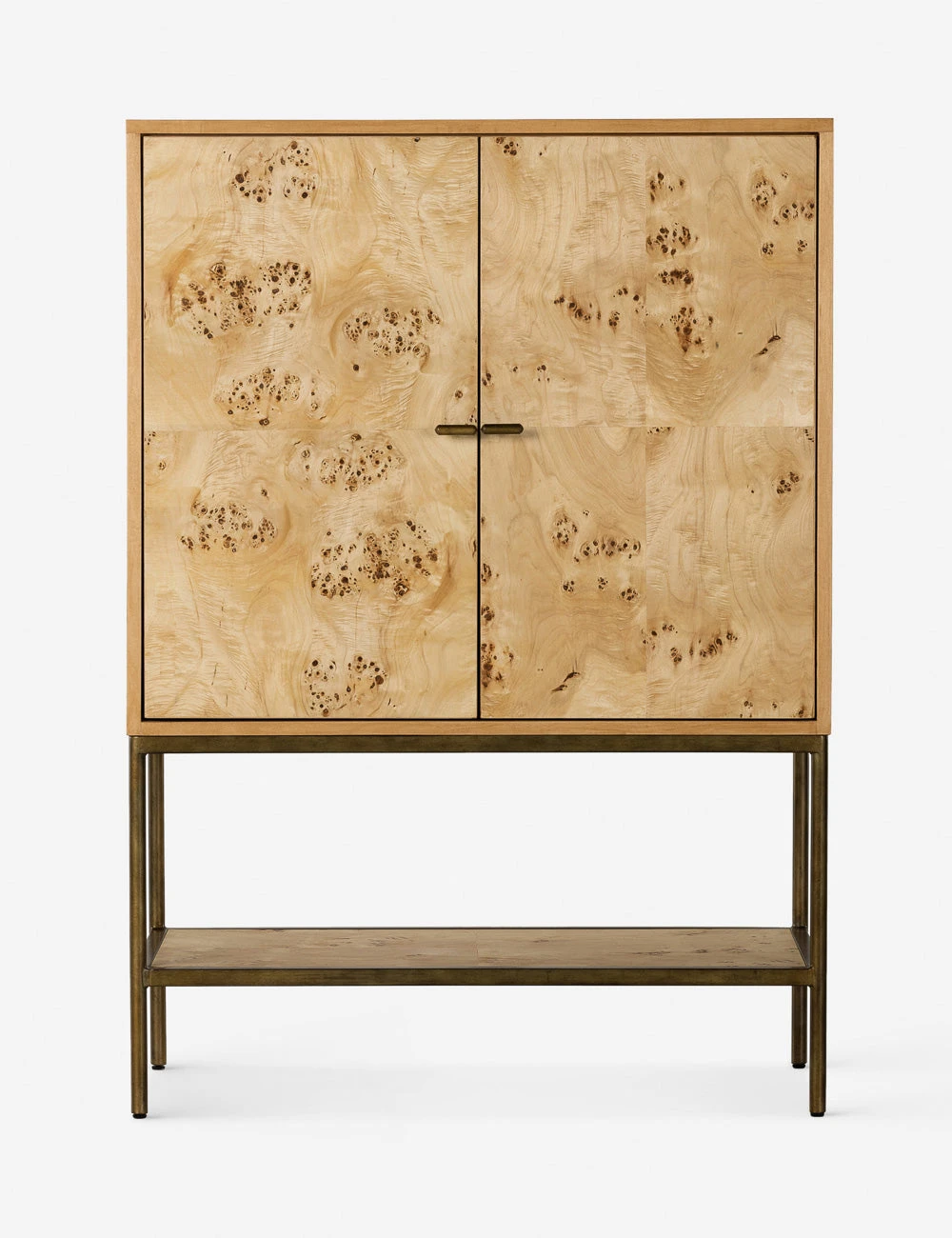 230381-002_FRT_1.jpg Lulu And Georgia Lorca Burl Wood Cabinet New