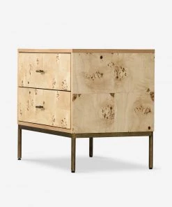 Lulu And Georgia New Lorca Burl Wood Nightstand