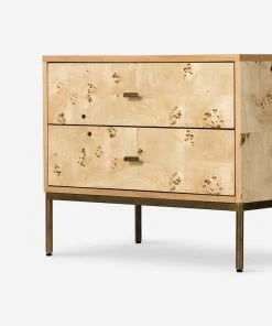 Lulu And Georgia New Lorca Burl Wood Nightstand