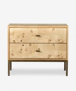 Lulu And Georgia New Lorca Burl Wood Nightstand